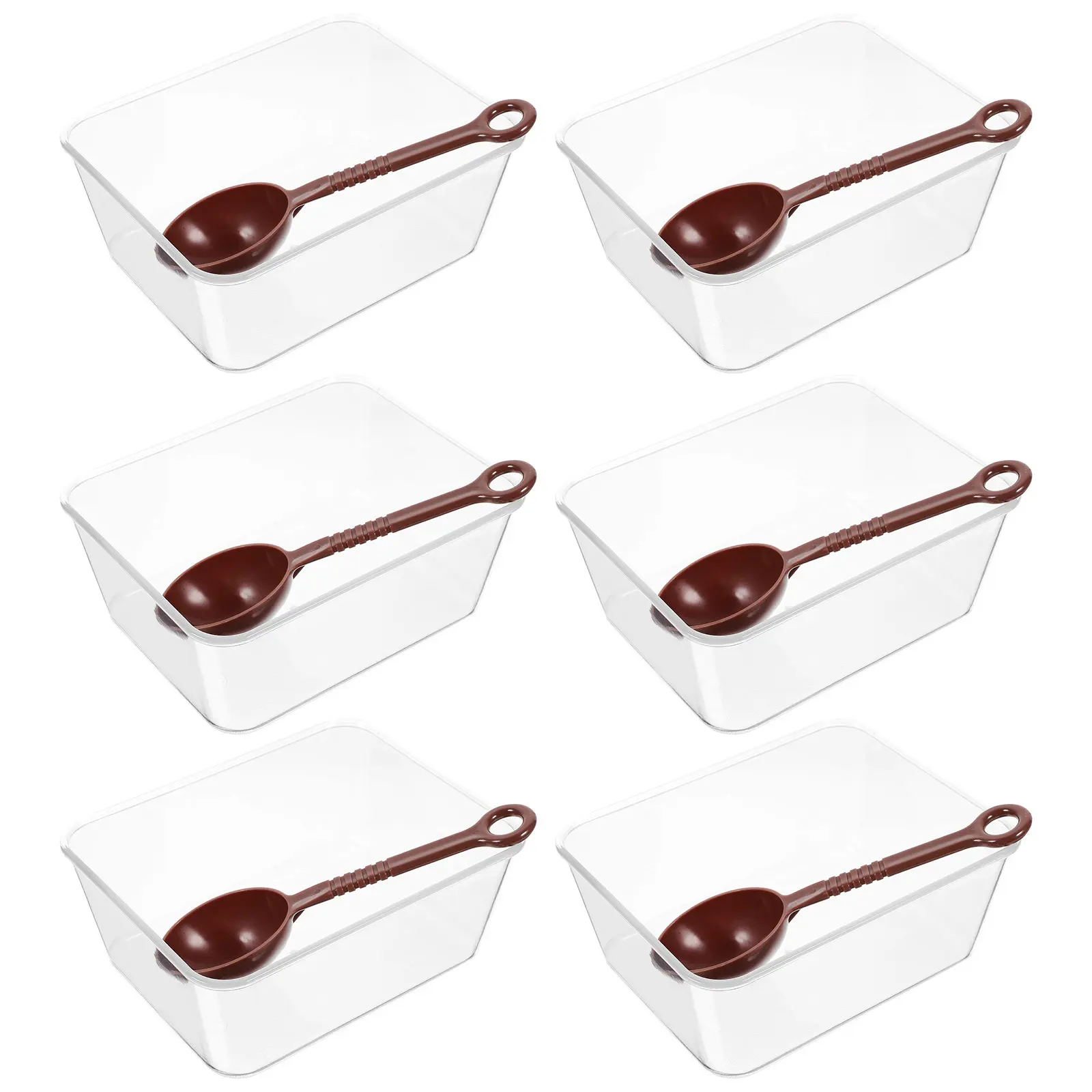 

1Set Snack Serving Box Multi Compartment Dried Fruit Candy Nut Organizer Lightweight Plastic Food Storage Case for Bar Party