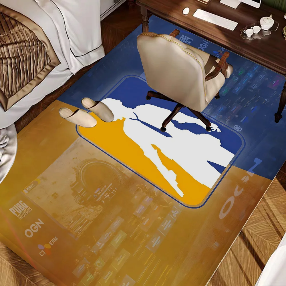 

PUBG Game Art Floor Mat Non-Slip Laundry Room Mat Laundry Decor Balcony Child Living Room Bedside Mats