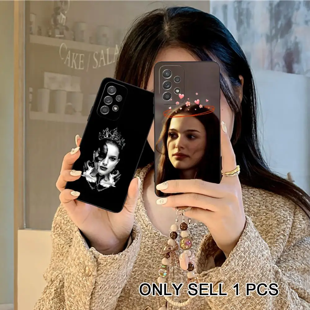 Чехол для телефона Natalie Portman Samsung Galaxy A57 56 55 54 53 52 51 37 36 35 34 33 32 31 5G мягкий противоударный чехол из ТПУ