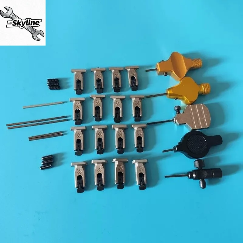 Hot stamping machine Die cutting machine Accessories plate Screw splint Lock square strip Top wire Engraving plate Wrench