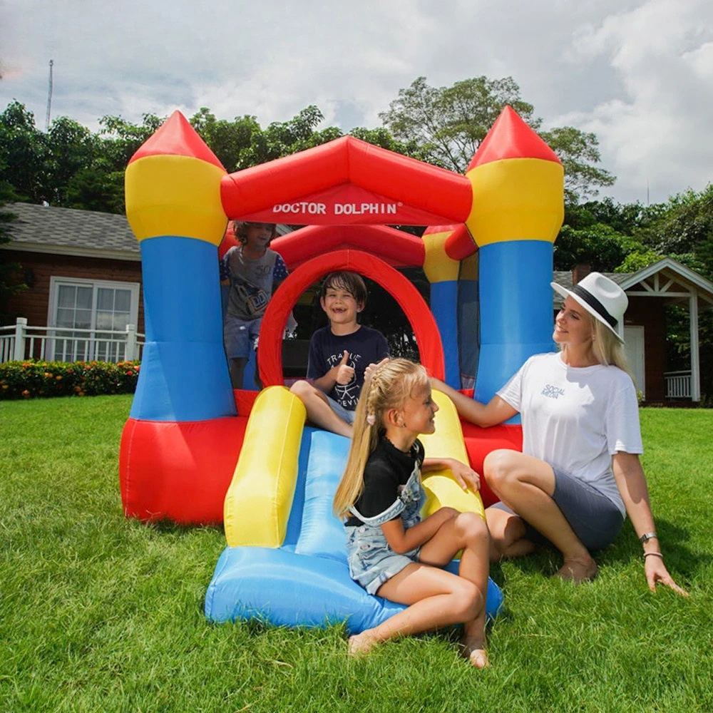 Small Home Castle Children's Amusement Park Inflatable Slide Outdoor Inflatable Trampoline
