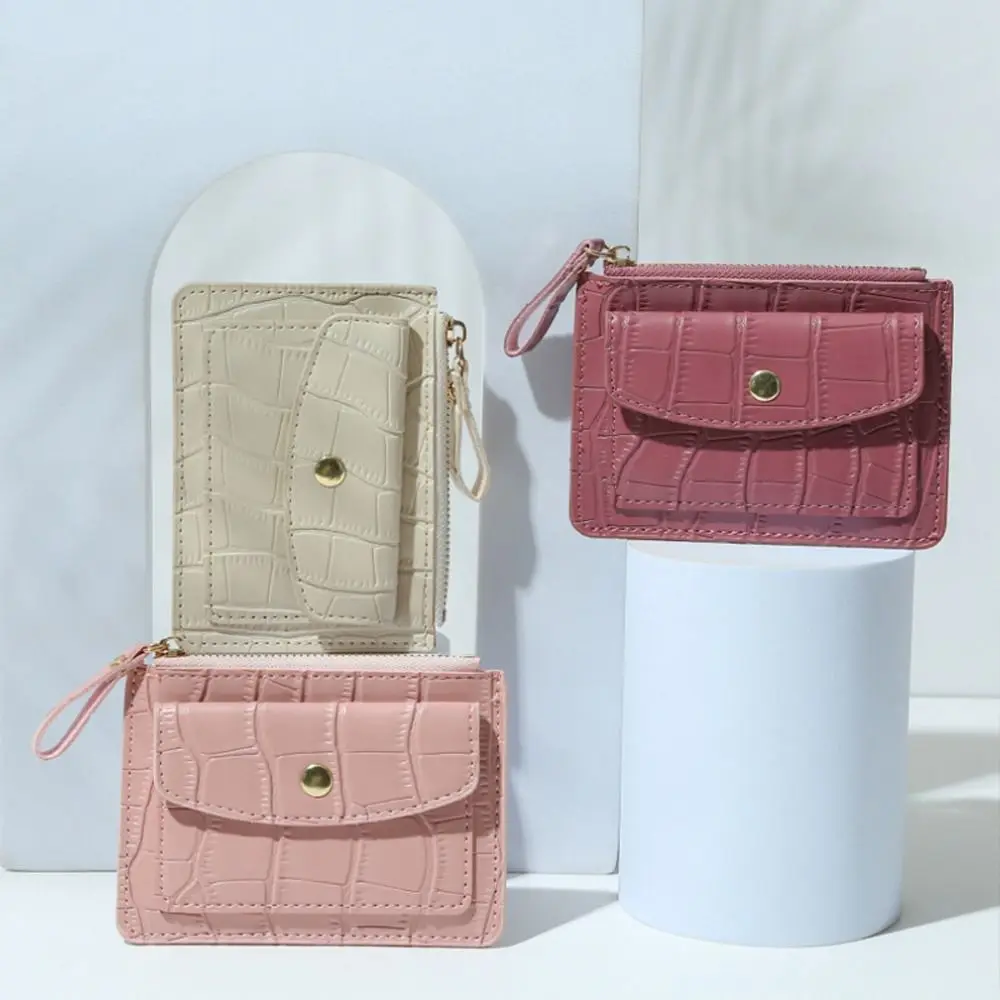 

Модная сумка для денег, чехол для автобусной карты, держатель для удостоверений личности, короткая сумка, женский кошелек для монет, корейский кошелек из искусственной кожи, кошельки