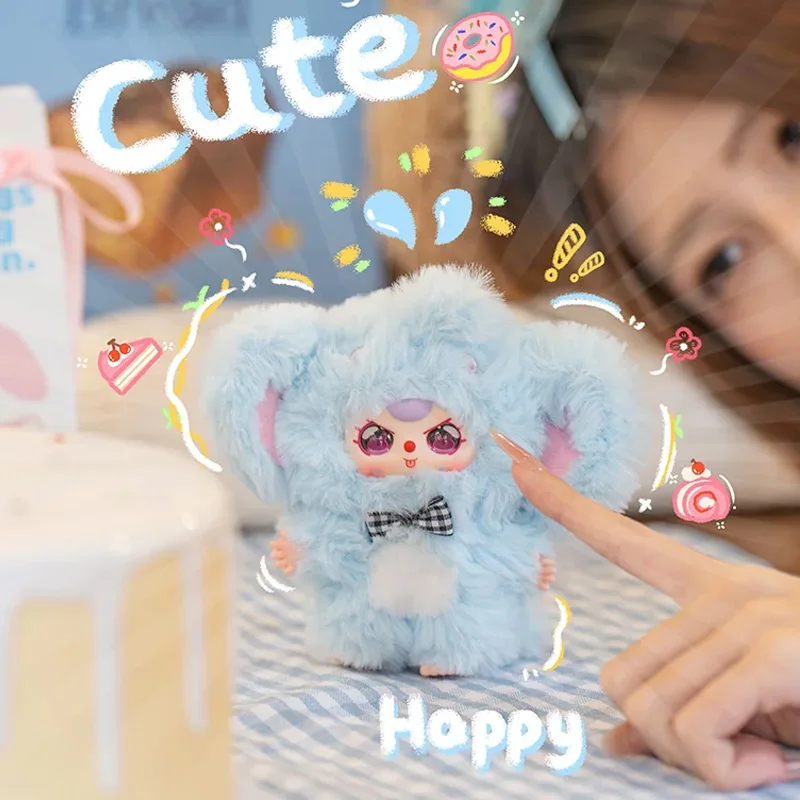 

Baby Three Genuine Mini Animal World Series Blind Box Keychain Backpack Pendant Decoration Cute Dolls Trendy Toys Surprise Gifts