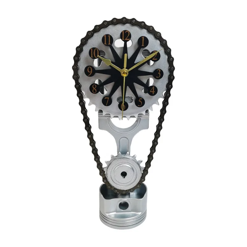 Modern Table Clock Decorative Desk Clocks Luxury Desktop Watch Mechanical Watches Aesthetic Table Accessories Home Decoration