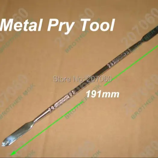 19cm Professional Spudger Metal Bar Crowbar Dual Head Pry Tool Tools for iPhone iPad Tablet PC Phone LCD Screen 100pcs/lot