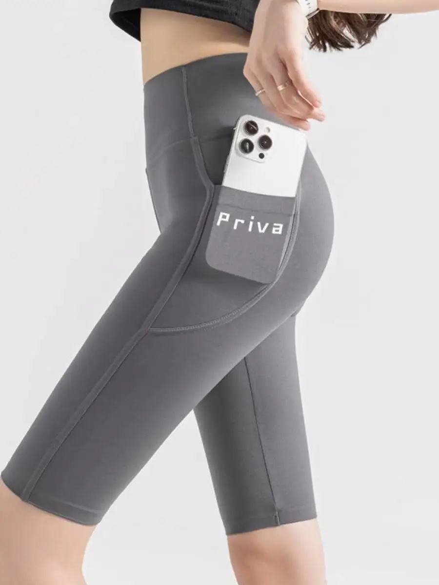 

Женские велосипедные шорты-бриджи на лето, универсальные, с карманами, для йоги и повседневной носки, простые и удобные