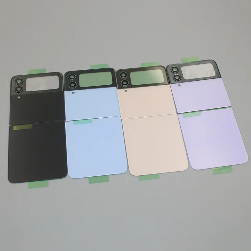 

A+++ Glass Back Door Lid for Samsung Galaxy Z Flip 4 Flip4 Battery Cover Rear Housing Case Shell With Camera Lens Adhesive Glue