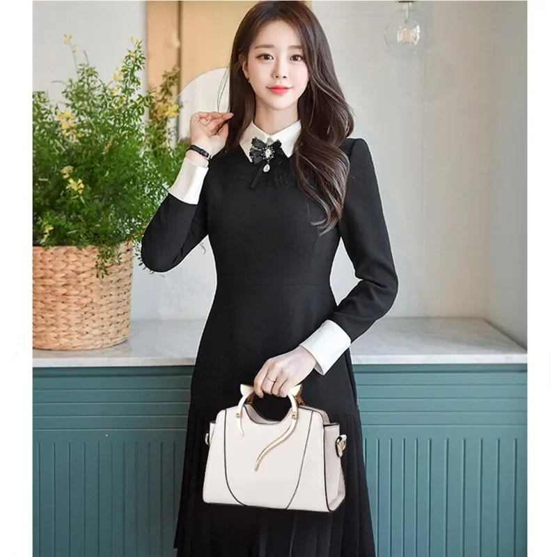 Handbag For Women 2024 Fashion Design Purse Brand Tote Soft PU Leather Shoulder Bag Side Cat Quality Crossbody White L33