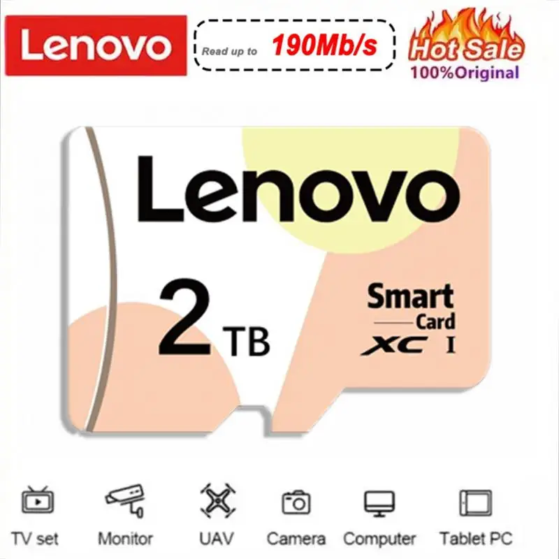 Lenovo 512Gb UHS-I 128Gb Geheugenkaart 256Gb Micro Tf Sd Kaart Tf Flash Card 256Gb 512Gb Geheugenkaart Voor Camera/Telefoon/Drone