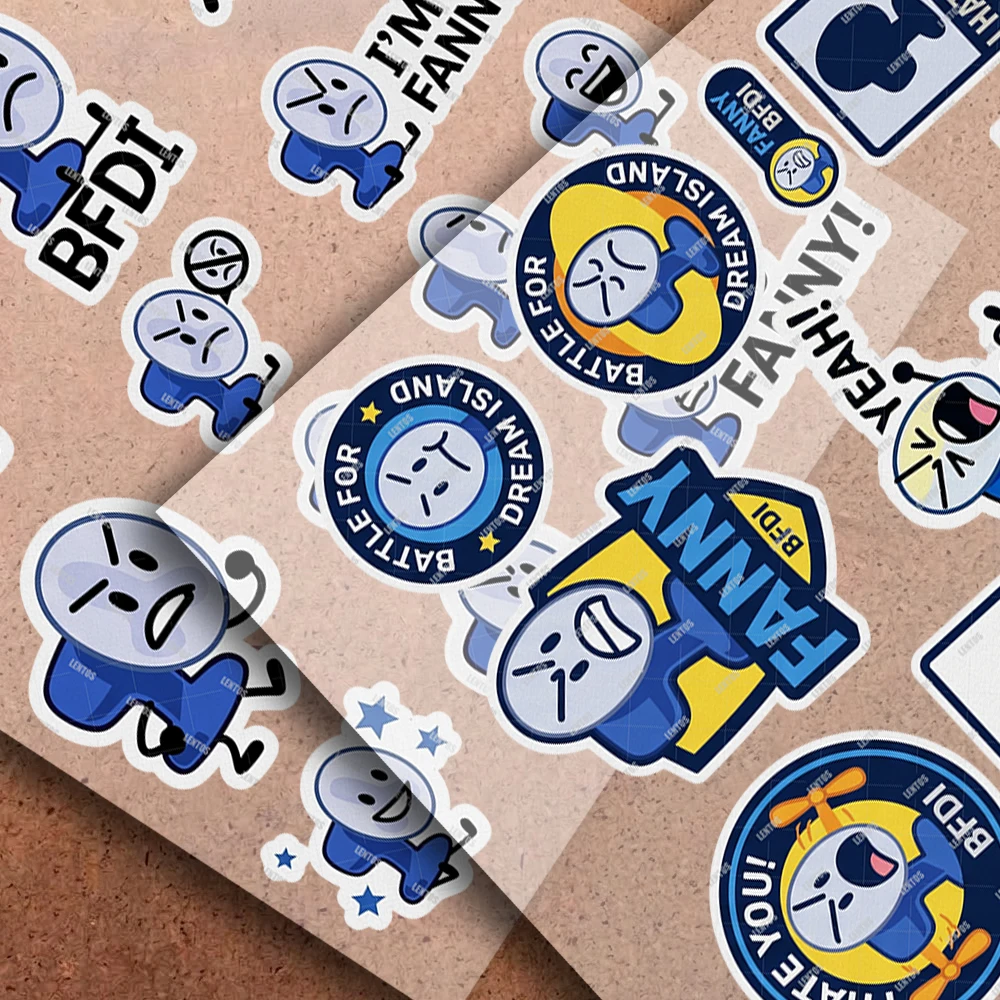Universal Anime Reflective Stickers Safety Decals for Helmets Bikes Luggage More for  F-Fanny