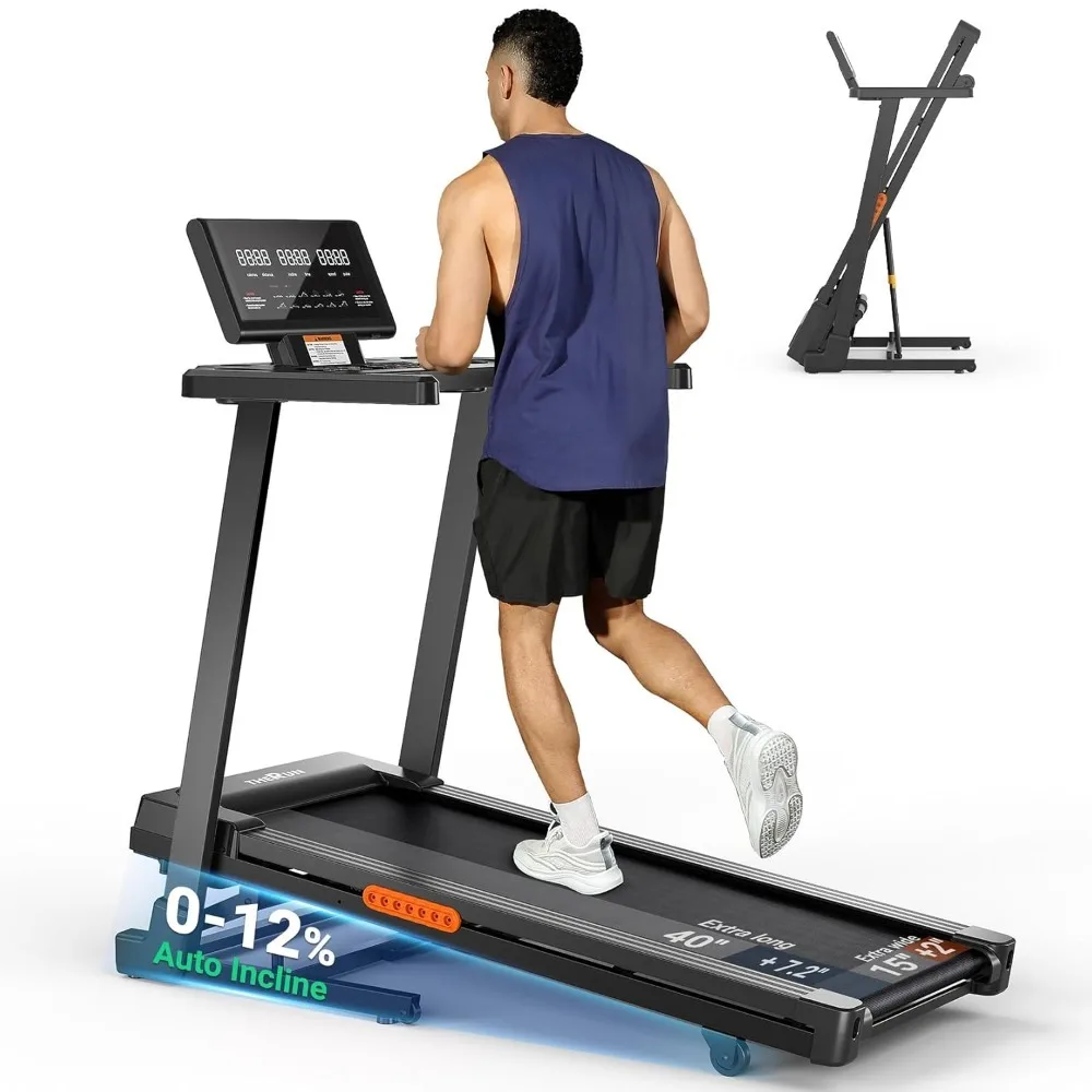 

Treadmill with Incline, 3.0 HP Foldable Treadmills for Home, Brushless Motorized Incline, Treadmill for Home , Customized
