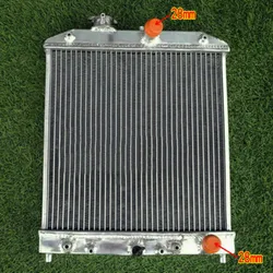 3 Row Aluminum Radiator For 1992-2000 Honda Civic EK EG D15 D16 Pipe OD 28mm AT/MT 1993 1994 1995 1996 1997 1998 1999