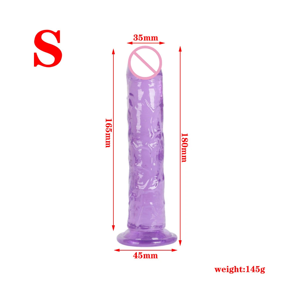 Realistic Dildo With Suction Cup Huge Jelly Dildos Sex Toys for Woman Men Fake Big Penis Anal Butt Plug Erotic Sex Shop