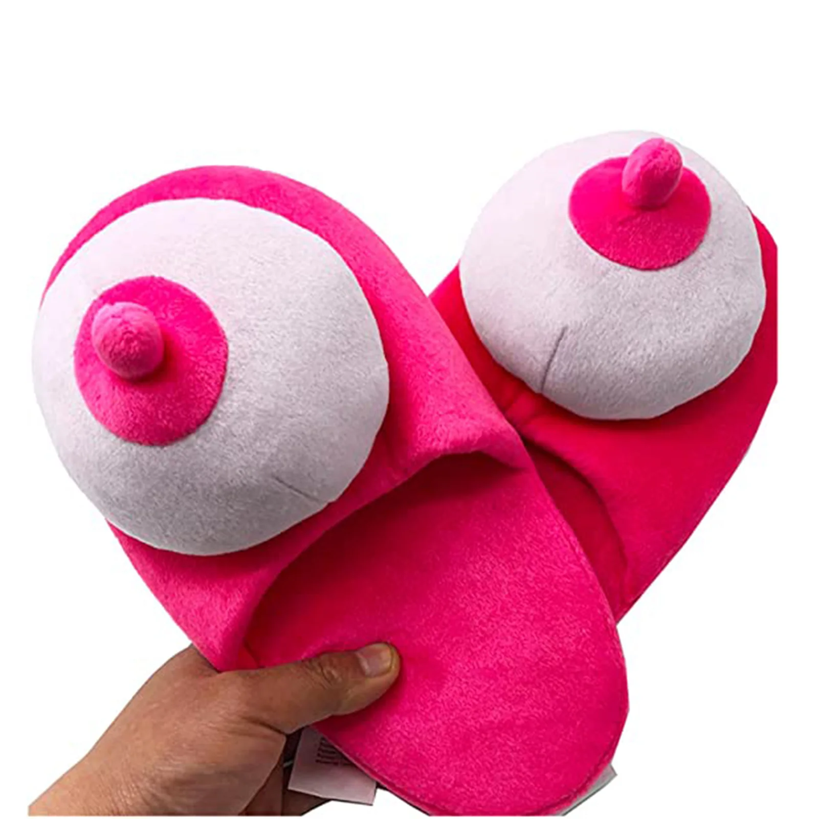 Funny Unisex Adult Plush Slipper Comfortable without Grinding Feet Gift for Girlfriend Women Lover