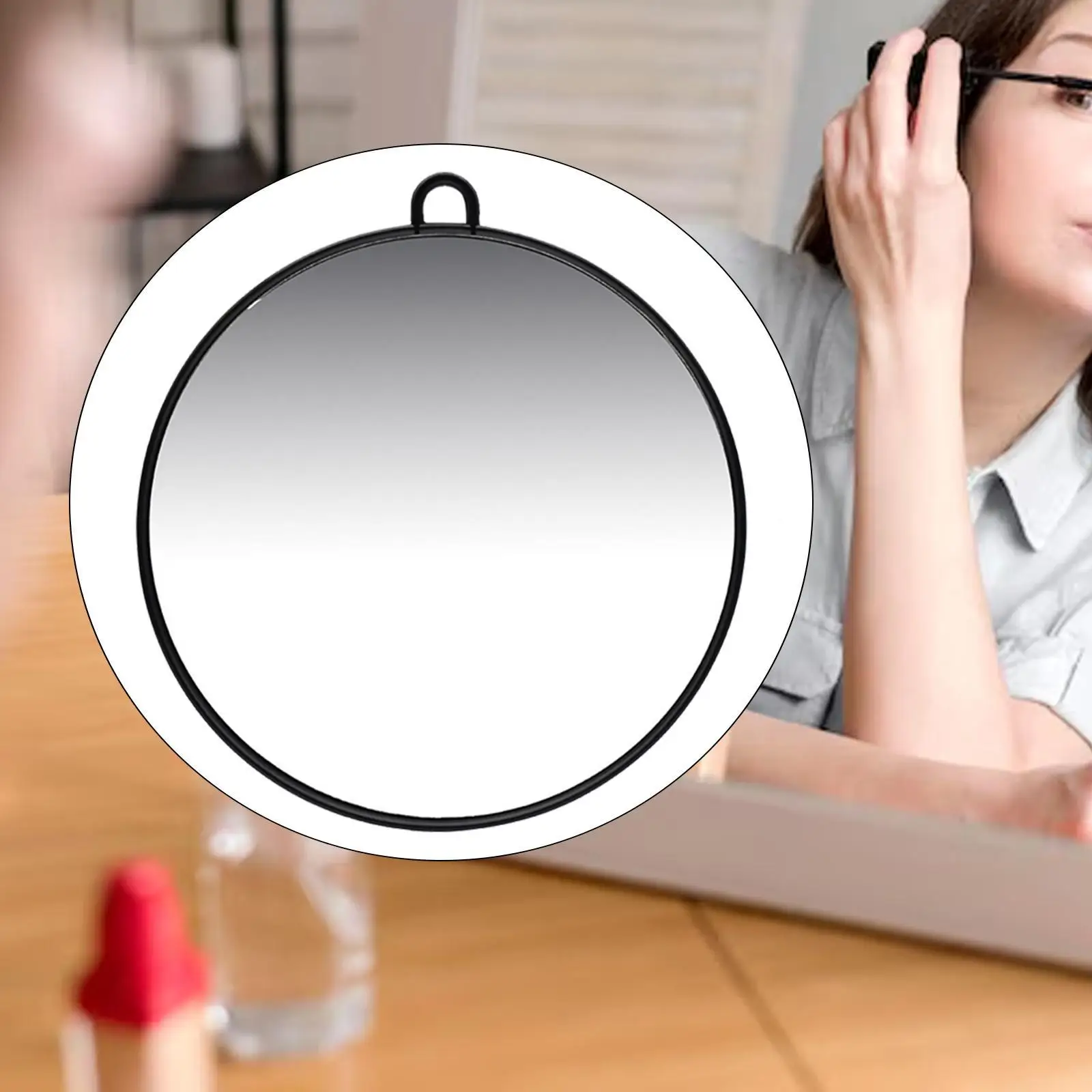 مرآة محمولة باليد، مرآة يد دائرية لمصفف شعر الغرور