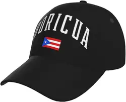 Puerto Rico Flag Baseball Cap Workout Hats with Adjustable Strap for Men Women Dad Hat Snapback Hat