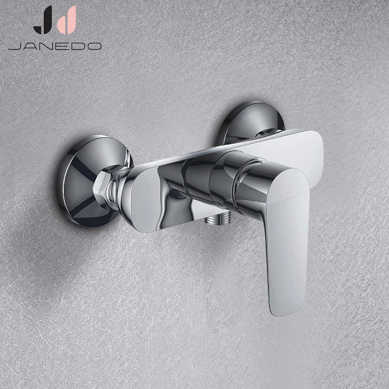 

Janedo Bathroom Shower Faucet Brass Bathtub Mixer High Flow Two Functions Shower Mixer Hot Cold Water Bath Tap