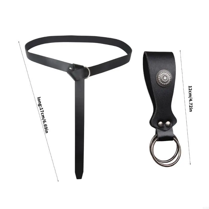 95ABルネッサンスキーリングベルトスカートハイキングウエストバンドアクセサリークリップハロウィーンコスプレ