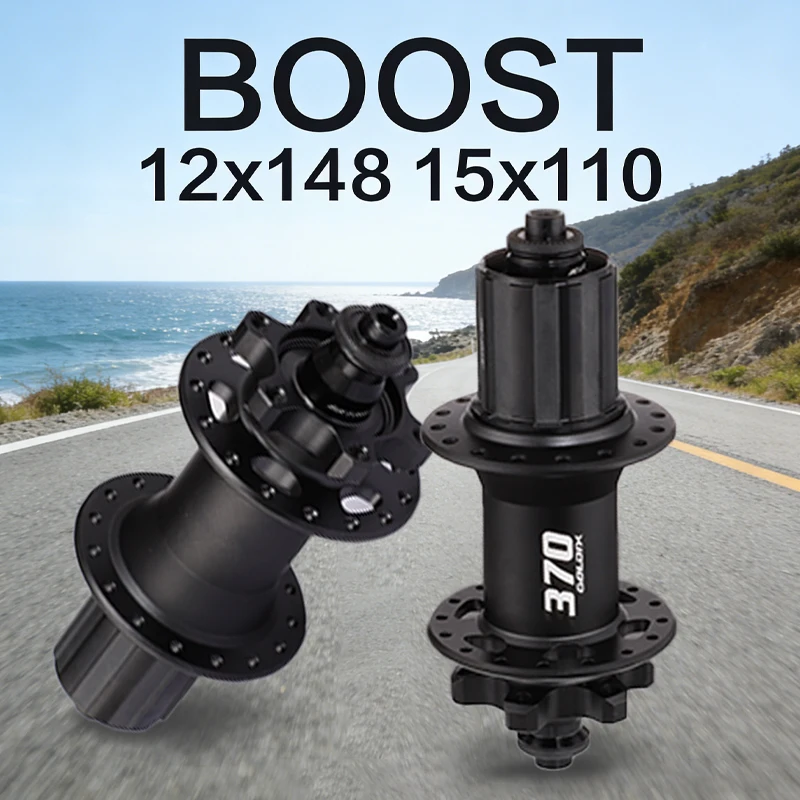 

Втулка Boost Cube 12x148 (задняя) 15x110 (передняя) с трещоткой 36T, герметичными подшипниками, дисковым тормозом, 12V Micro Spline HG XD, 32 отверстия, для горного велосипеда