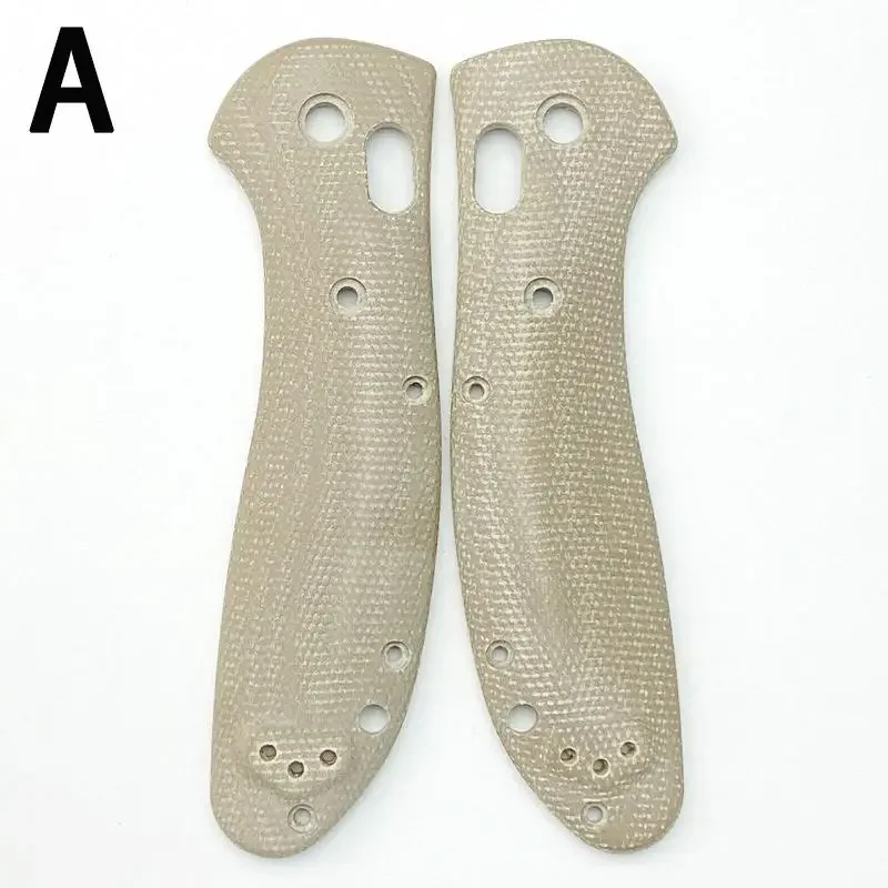 Griptilian 551 DIY Knife Accessories - 1 Pair Micarta Grip Patches Handle Scales with Screws