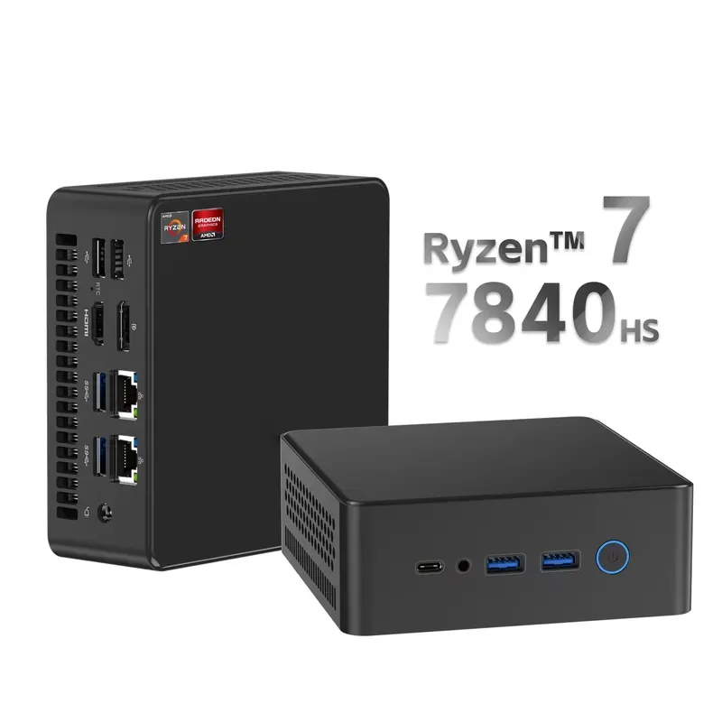 Extreme Gaming Mini PC Ryzen 7 6800H High Speed DDR5 RAM Mini Desktop Computer Factory Price OEM ODM Customized PC