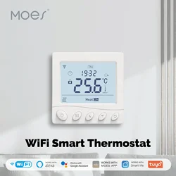 Termostato WiFi Tuya, controlador de temperatura ambiente, agua/calefacción eléctrica de suelo, caldera de Gas, Control por aplicación, funciona con Alexa y Google Home