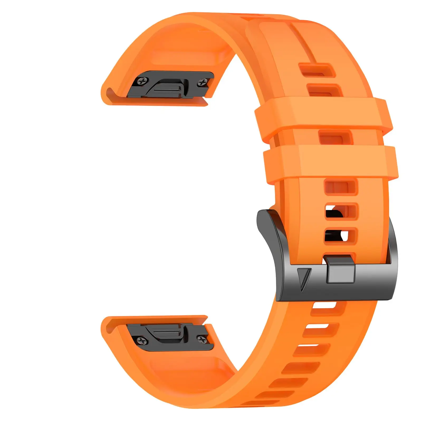 حزام ساعة سيليكون سريع التحرير 22/26 ملم لـ Garmin Fenix5 Plus/Fenix6 Pro/Fenix7 حزام سيليكون رسمي بمقاس 22/26 ملم