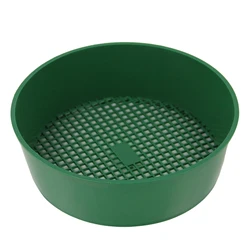 Rock Garden Sieve Lightweight Portable Screen Sifting Soil Dirt Sifter Diameter Compost Sifter for Yard Gardening Bonsai