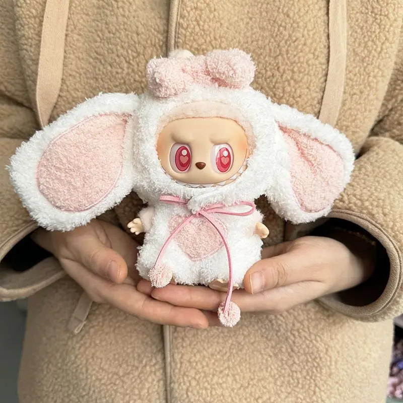 

Для одежды 17 см, одежда Labubu, Heartbeat Macaron, виниловая кукла Labubu, одежда для переодевания или перемены, другая хлопковая одежда для кукол