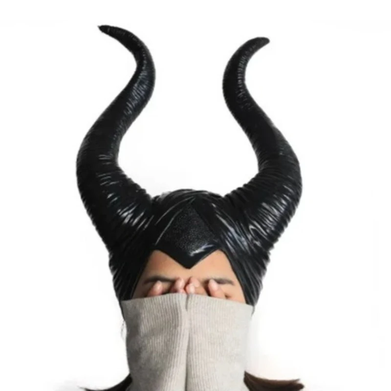 

Cosplay Accessories Sleeping Curse Bull Horn Headset Maleficent Cosplay Props Halloween Party Costume Props Character Toys