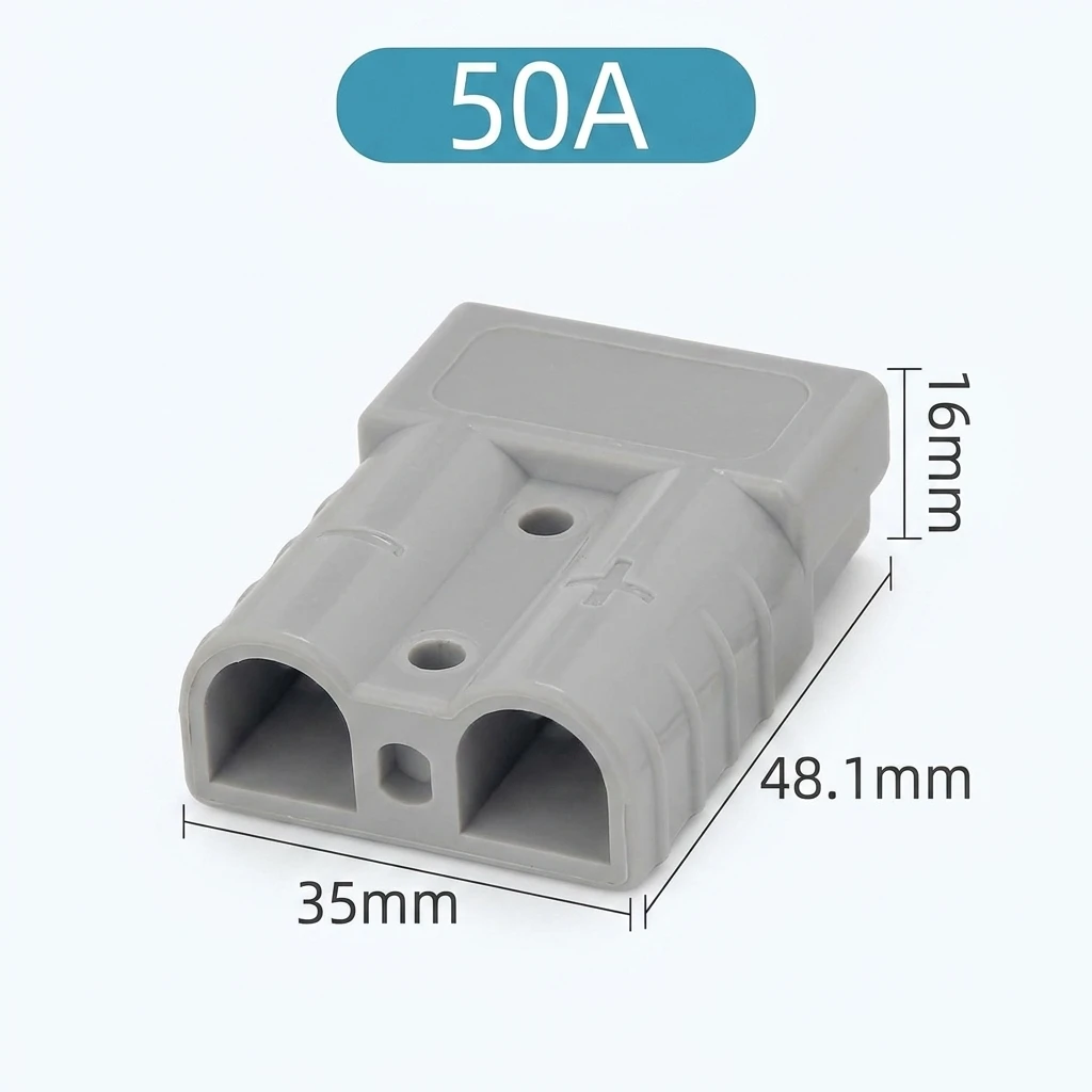 1 Pack Battery Fast Connection Disconnection Connector 50A 175A 350A 600V Winch Wiring Plug for Automotive Electrical Use