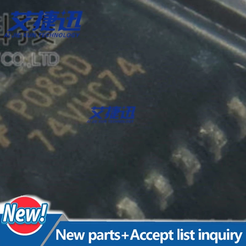 

20Pcs 74VHC74 SOP14 Dual D-Type Flip-Flop with Set and Reset New and original