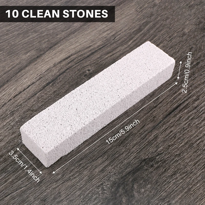Nuovi 10 pezzi pomice Sticks pomice paglietta per la pulizia grigio pomice Stick Cleaner per la rimozione della tazza del water Ring Bath 5.9 X