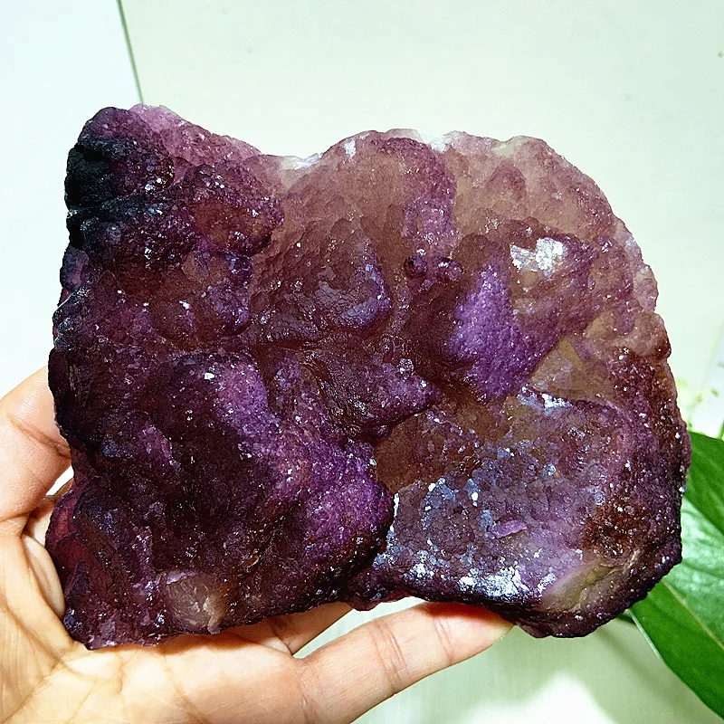Natural Stones Purple Red Fluorite Crystal Granulate Clusters Paragenesis Ore Meditation Energy Feng Shui Crystal Room Ornament