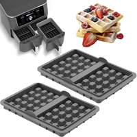 Air Fryer Waffle Silicone Mold For Ninja AF400EU, AF451EU AF500DE SL400EU Air Fryer, Non-Stick Waffle Maker Baking Tray Mould