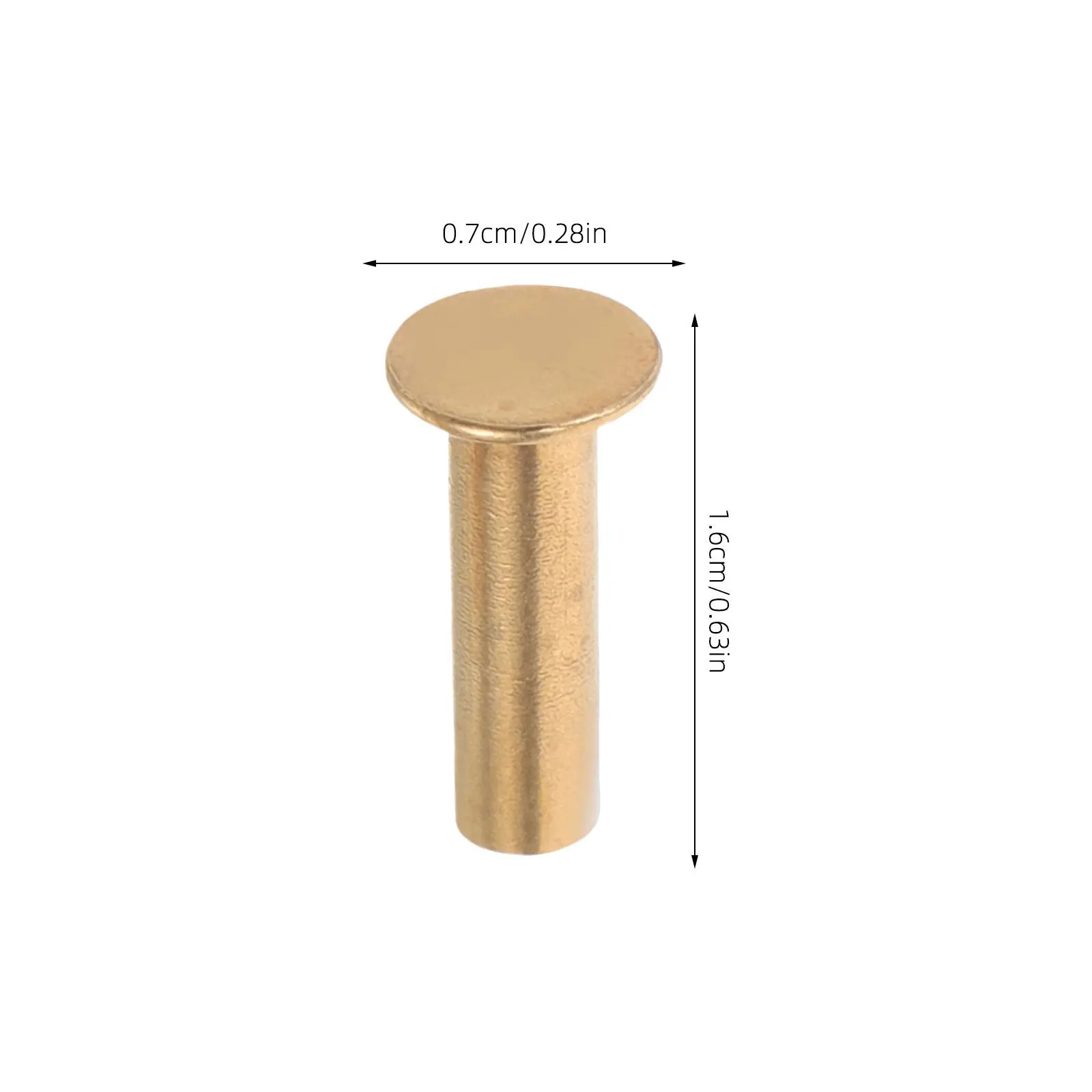 20Pairs Copper Lock Rivets Knife Handle Fasteners DIY Cutlery Hardware Bracket Bolt Pins Tool Head Screws Chef Knife Cleaver