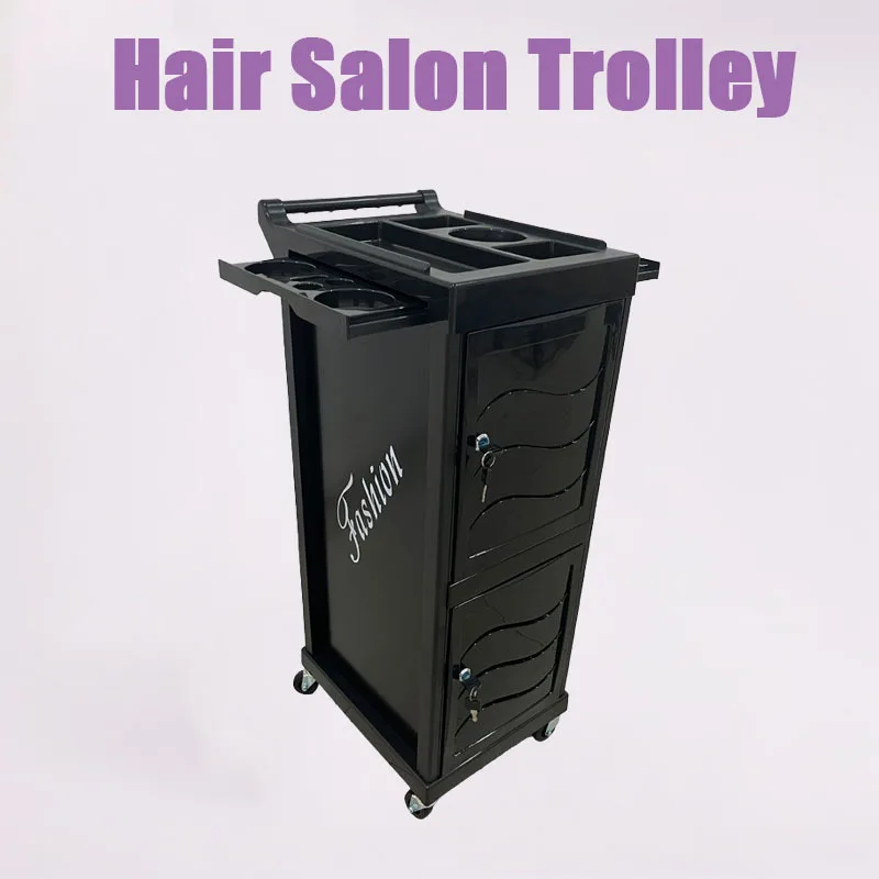 

Beauty and Hair Salon Cart: High-End Salon Tool Cart for Hairdressers—Perming and Coloring Tool Cart