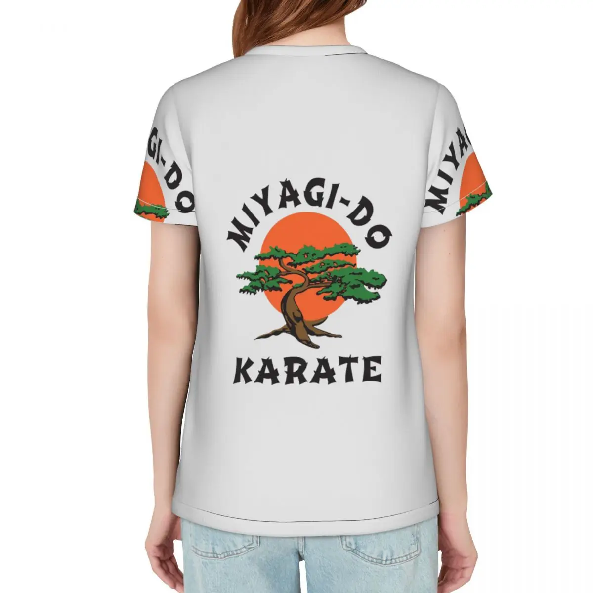Miyagi Do Jo Karate Martial T-Shirt Women Short Sleeve T Shirts Round Neck Clothing Cotton Summer Tees Streetwear