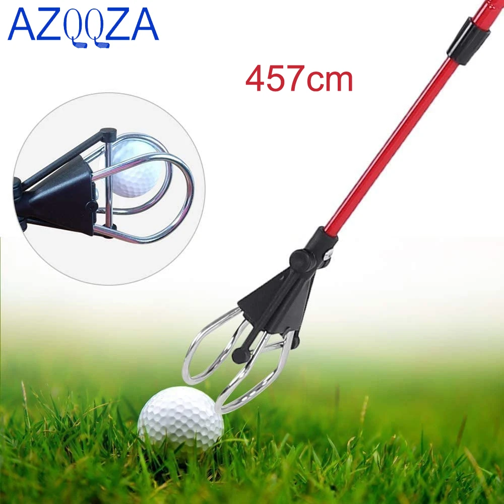 Golf Ball Retriever for Water Telescopic,Stainless Ball Retriever Tool with Automatic Locking,Golf Ball Pick Retriever Grabber