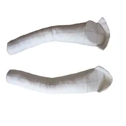 Female Set Up Soft Arm Hand Mannequins Cloth, Cotton Linen Fabric, Can Be Inserted Any Bent Arm Model, B503, 1Pair