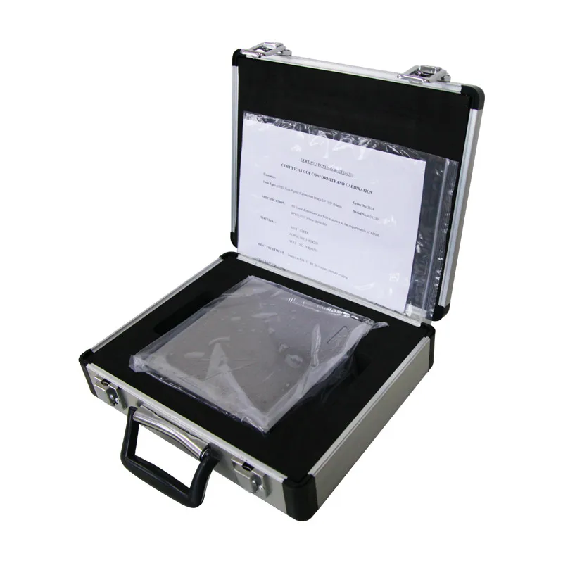 Imagem -03 - Yushi-asme Basic Aço Calibração Bloco Ndt Espessura 19 mm 38 mm 1018