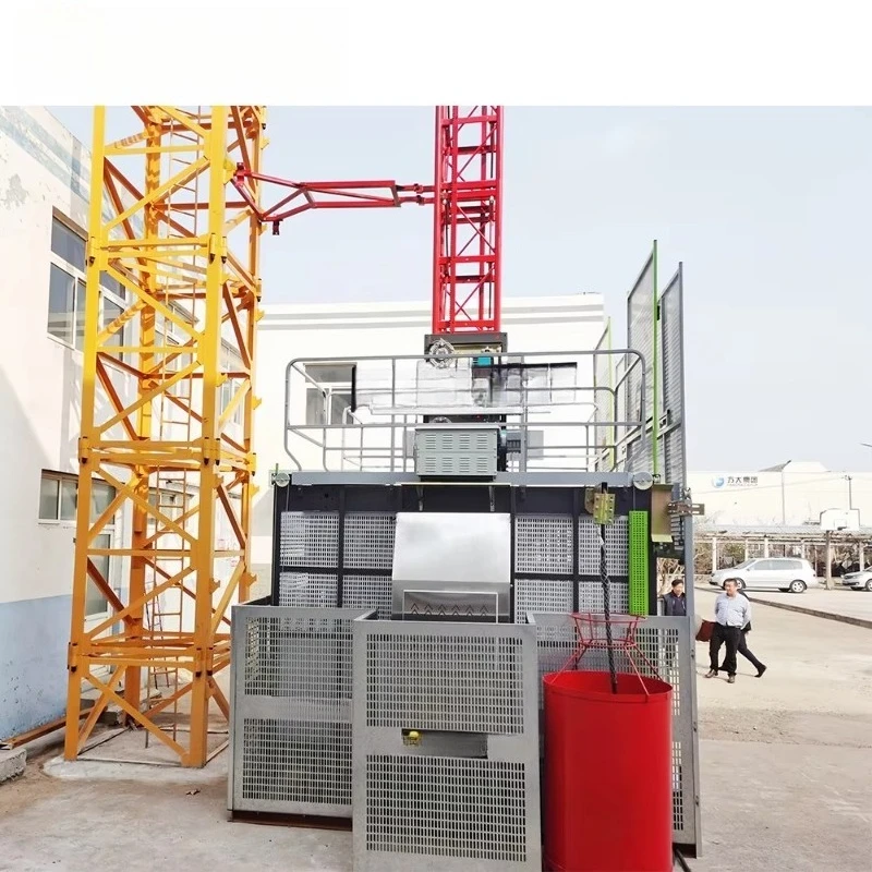 Construction Construction Elevator Material Lift Building Hoist Sc200 2 Tons Construction Hoist with CE Certificate - Aliexpress Deal