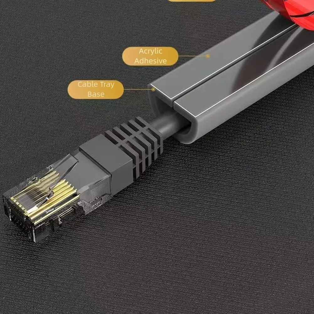 Easy Installation Cable Management Floor Protection Trapezoidal Type Household Safety Accessory Protective Wire Cover