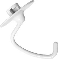 Dough Hook Attachment 4.5/5.0 Quart Bowel for KitchenAid, Coated Dough Hook for K45 K45SS KSM90 KSM150 Tilt-Head Stand Mixers