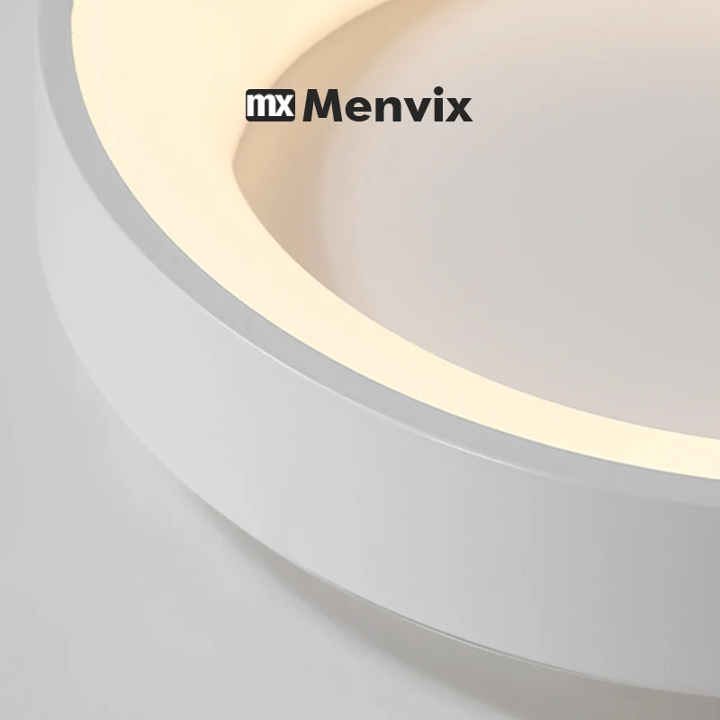 White Grey Modern Design LED Ceiling Lights For Living Room Bedroom Dining Room Dimmable Lamp Indoor Round Sqaure Fixtures