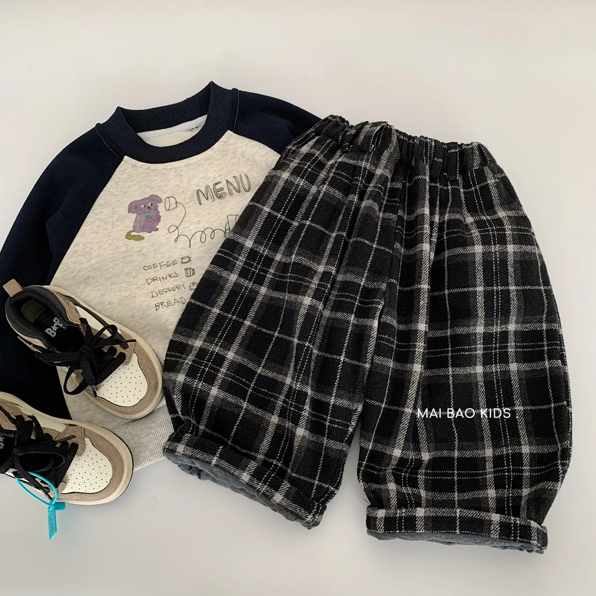 

Children Clothes Kids Fleece Casual Pants 2025 Autumn Winter New Korean Style Boys Girls Loose Fashionable Kids Trousers