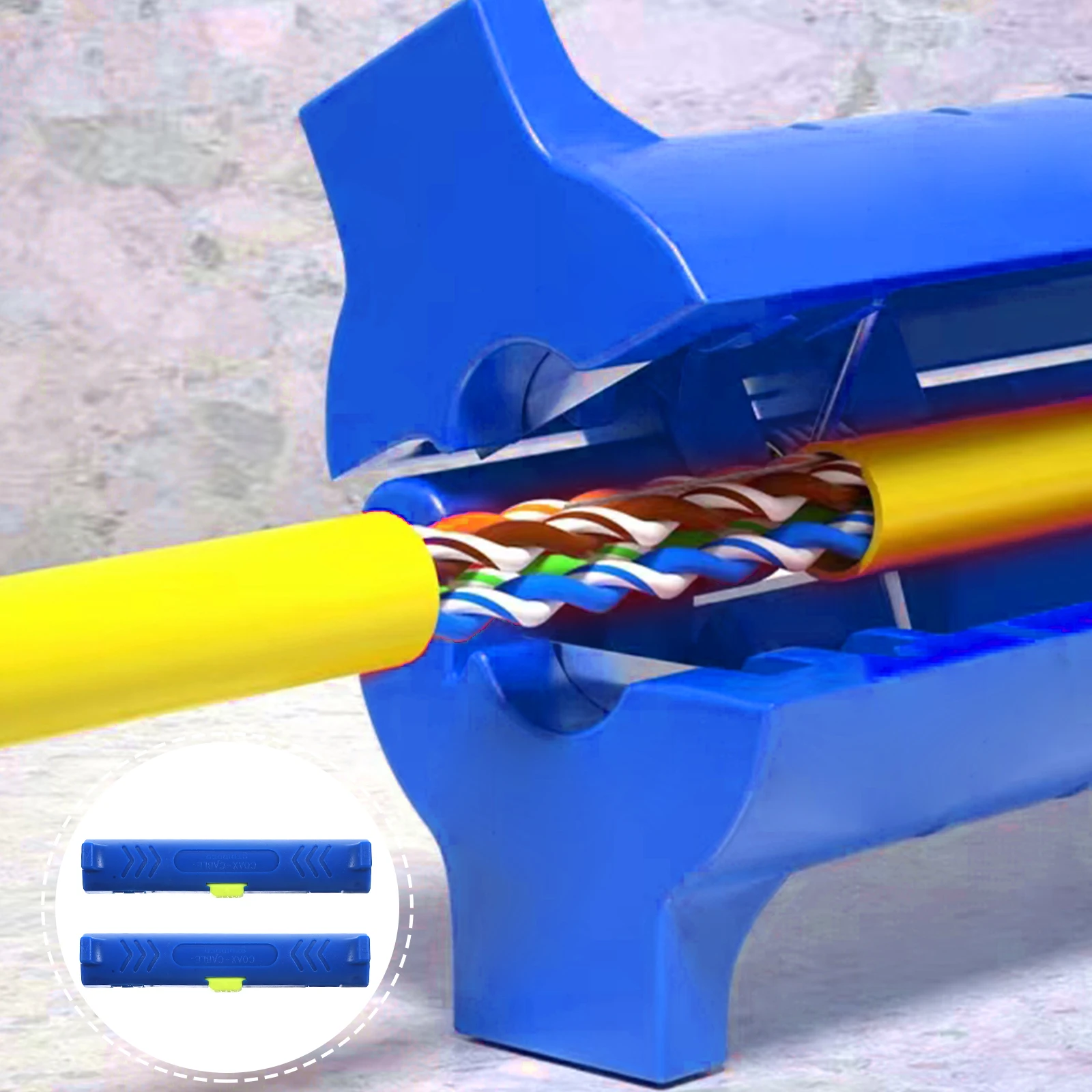 

2Pcs Wire Stripping Tool Professional Wire Stripper Automatic Cable Size Adjust Electrical Tool Efficient for DIY Automotive