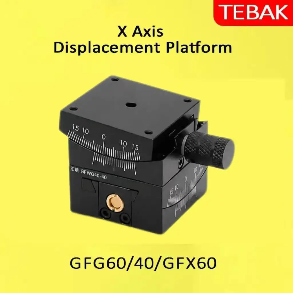 X Axis XY Axis 40mm 60mm Manual Radian Angle Table Goniometer Swing Table GFG40/60 Measurement Displacement