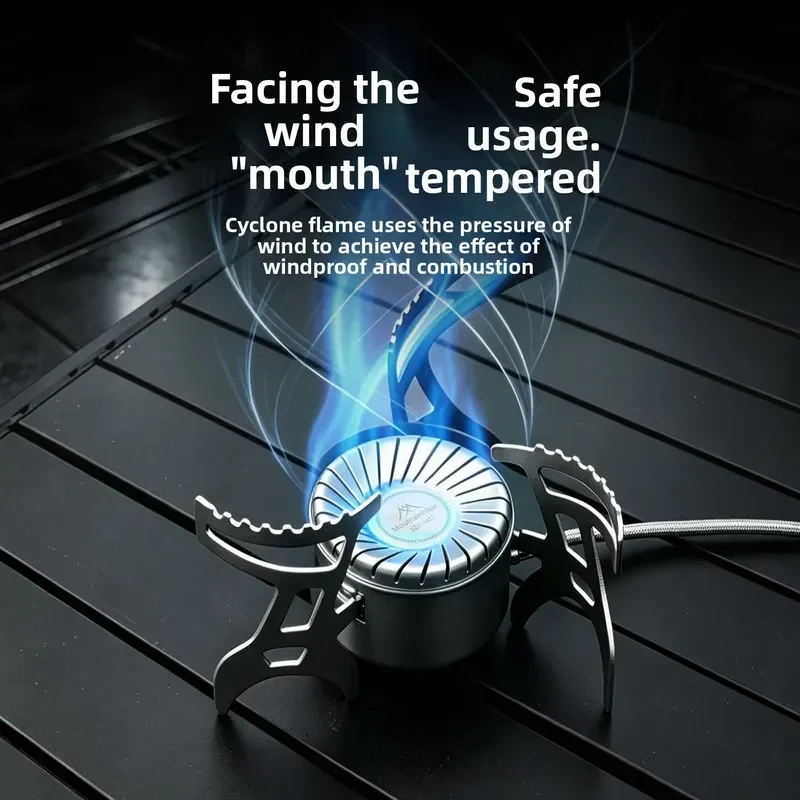 Outdoor burner Outdoor mini Stove Camping Cooking Ultralight Folding Mini Burner Camp Cooking Supplies