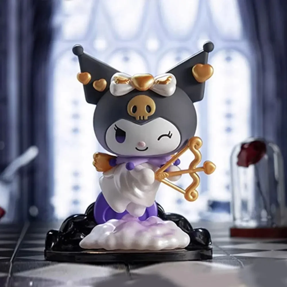 Sanrio Kuromi Werwolf Kill Series Blind Box Actionfigur Anime Modellpuppe Niedliche Sammlung Spielzeug für Fans Überraschungs-Geburtstagsgeschenk